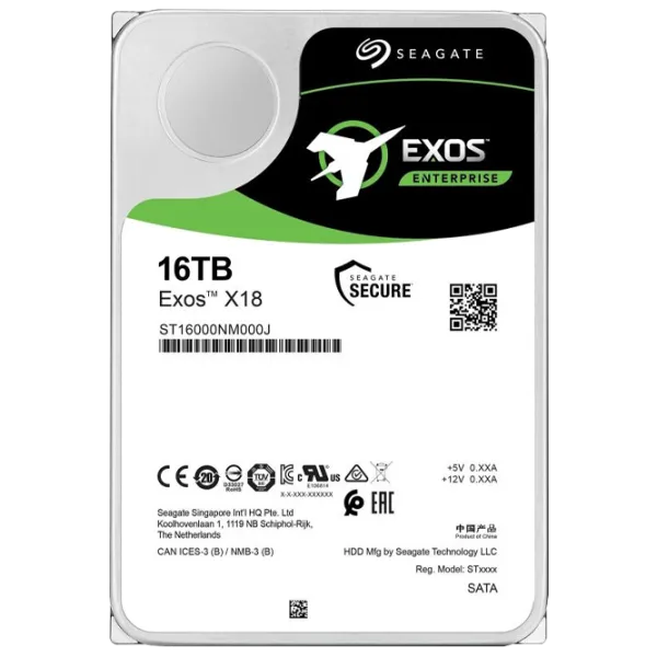 Seagate Exos X18 16 TB Silver photo 1