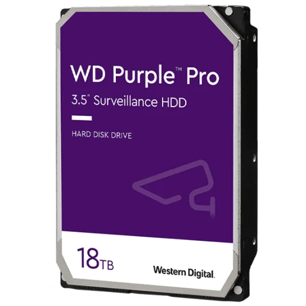 HDD Western Digital Purple Pro Surveillance 18 ТБ WD181PURP/ Серебристый photo 1