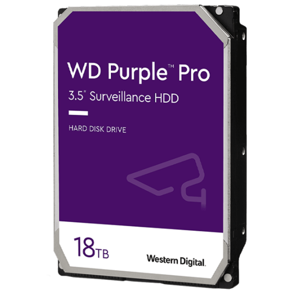 HDD Western Digital Purple Pro Surveillance 18 ТБ WD181PURP/ Серебристый photo 1
