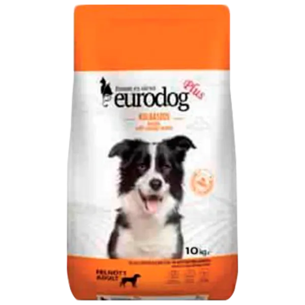 Корм для собак сухой Eurodog Plus Adult Dog 10 кг/ Колбаса photo 1