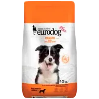 Hrană pentru câini uscată Eurodog Plus Adult Dog 10 kg/ Cârnaț