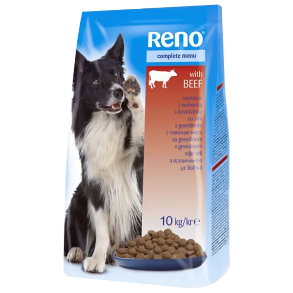 Корм для собак сухой Reno Complete menu 10 кг/ Говядина photo 1