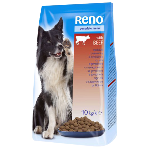 Корм для собак сухой Reno Complete menu 10 кг/ Говядина photo 1