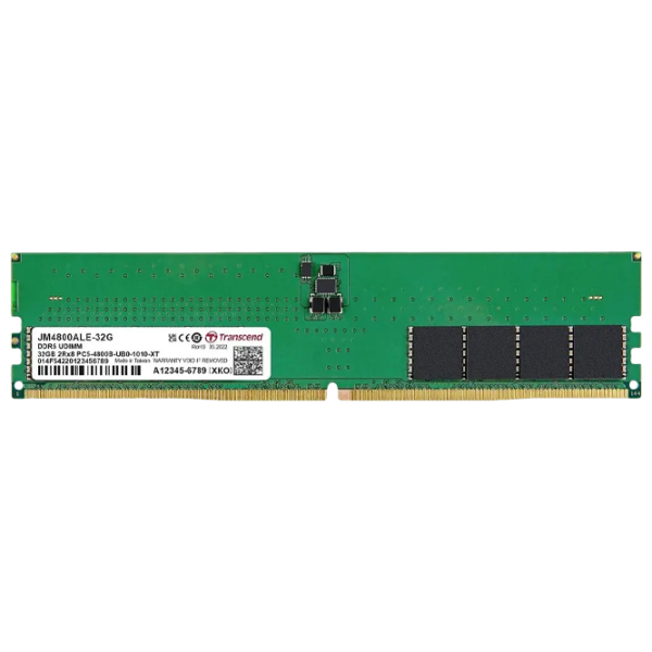 Оперативная память Transcend JM4800ALE-32G DIMM/ DDR5/ 32 ГБ photo 1