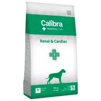 Hrană pentru câini uscată Calibra VD Dog Renal-Cardiac 12 kg/ Orez, ou