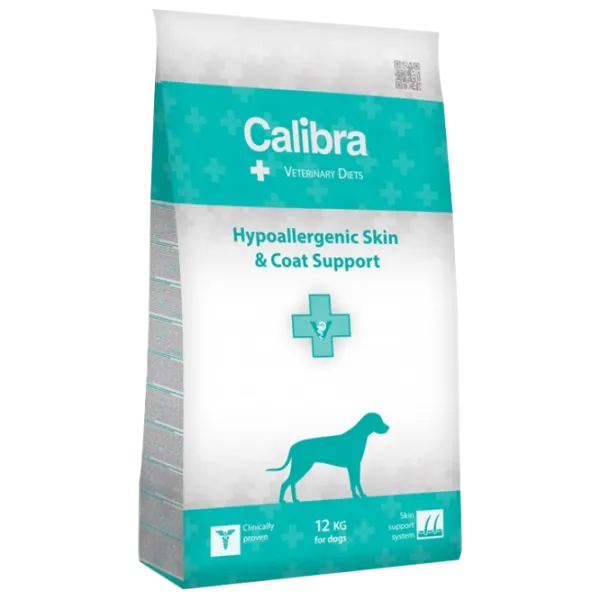Hrană pentru câini uscată Calibra VD Dog Hypoallergenic Skin-Coat Support 12 kg/ Somon photo 1 Hrană pentru câini uscată Calibra VD Dog Hypoallergenic Skin-Coat Support 12 kg/ Somon photo 1