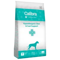 Hrană pentru câini uscată Calibra VD Dog Hypoallergenic Skin-Coat Support 12 kg/ Somon