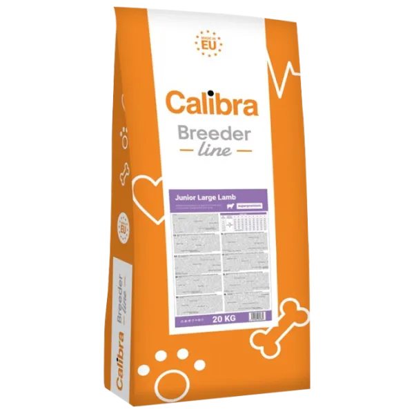 Hrană pentru câini uscată Calibra Dog Breeder Line SP Junior Large 20 kg/ Miel photo 1 Hrană pentru câini uscată Calibra Dog Breeder Line SP Junior Large 20 kg/ Miel photo 1