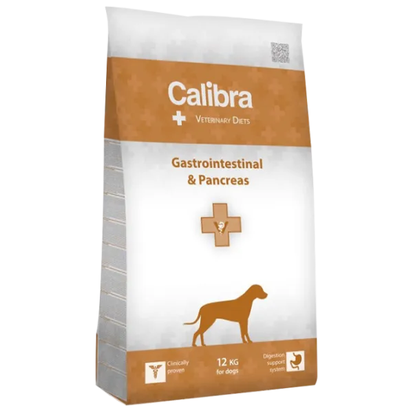 Корм для собак сухой Calibra VD Dog Gastrointestinal-Pancreas 12 кг/ Рис, лосось photo 1