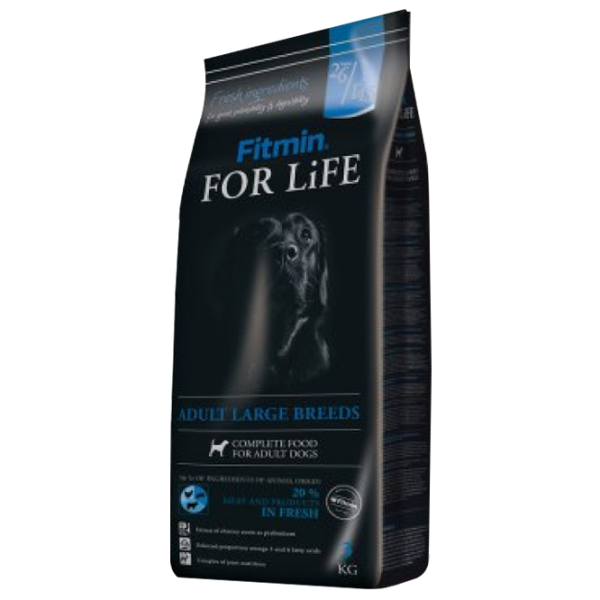 Корм для собак сухой Fitmin For Life Adult Крупная порода  3 кг / Свинина photo 1