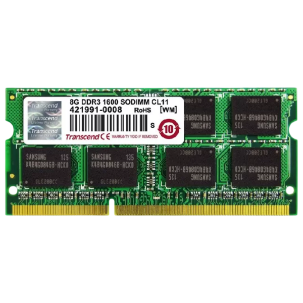 Memorie RAM Transcend TS1GSK64W6H SO-DIMM/ DDR3/ 8 GB photo 1