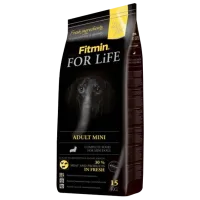 Корм для собак сухой Fitmin For Life Adult Mini 15 кг/ Курица, свинина, говядина