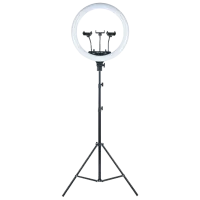 Trepied cu lampă Selfie Ring Light M-45 457 mm Black