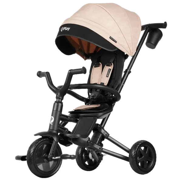 Трицикл Qplay Nova Niello 25 кг/ Бежевый photo 1