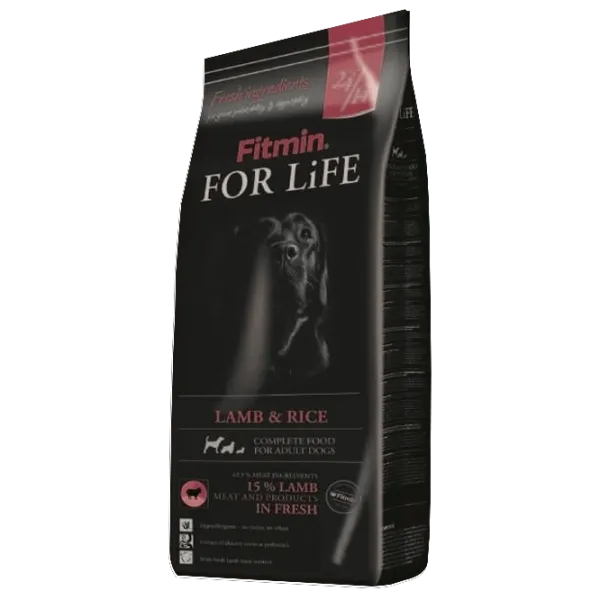 Корм для собак сухой Fitmin For Life Adult 3 кг/ Ягненок, рис photo 1 Корм для собак сухой Fitmin For Life Adult 3 кг/ Ягненок, рис photo 1
