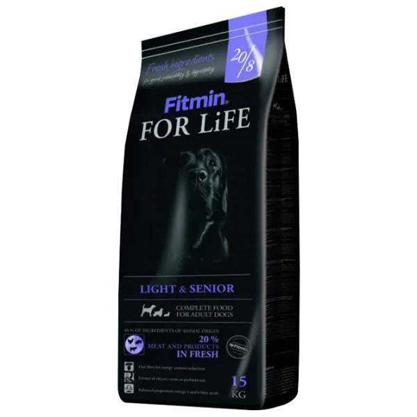 Корм для собак сухой Fitmin For Life Senior 15 кг/ Курица, свинина, говядина photo 1