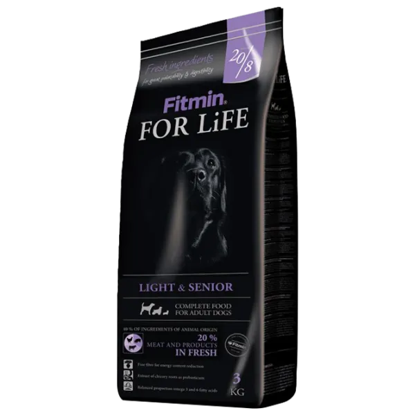 Hrană pentru câini uscată Fitmin For Life Senior 3 kg/ Găină, porc, vită photo 1 Hrană pentru câini uscată Fitmin For Life Senior 3 kg/ Găină, porc, vită photo 1
