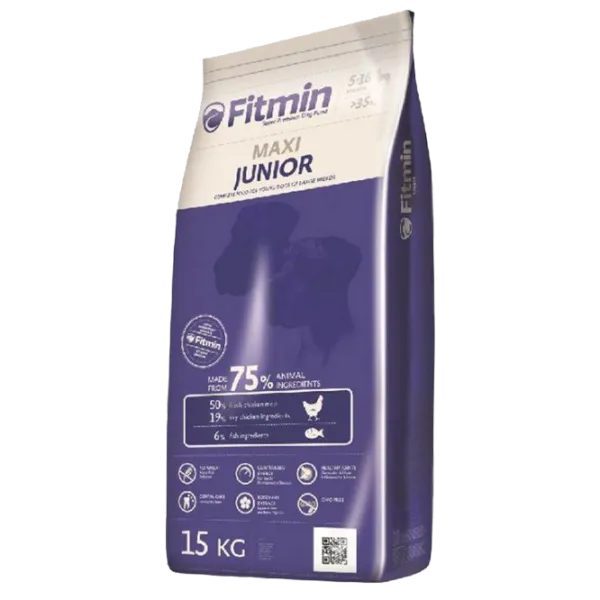 Hrană pentru câini uscată Fitmin Maxi 15 kg/ Găină photo 1 Hrană pentru câini uscată Fitmin Maxi 15 kg/ Găină photo 1