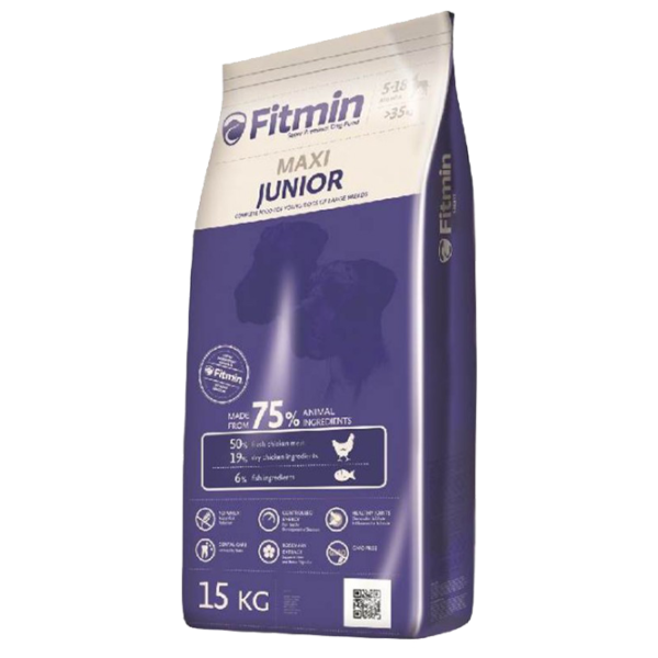 Hrană pentru câini uscată Fitmin Maxi 15 kg/ Găină photo 1 Hrană pentru câini uscată Fitmin Maxi 15 kg/ Găină photo 1