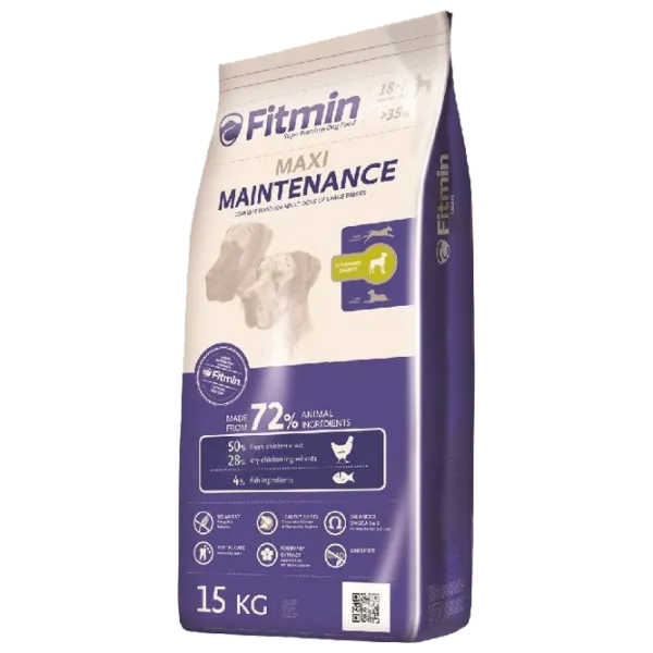 Hrană pentru câini uscată Fitmin Maxi Întreținere 15 kg/ Găină photo 1 Hrană pentru câini uscată Fitmin Maxi Întreținere 15 kg/ Găină photo 1
