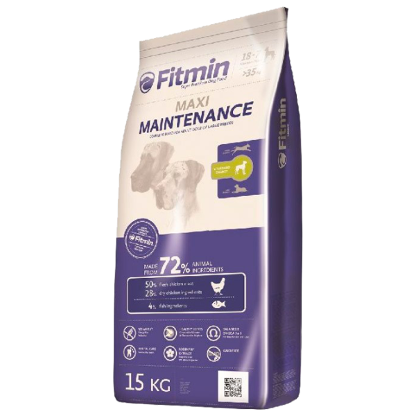 Hrană pentru câini uscată Fitmin Maxi Întreținere 15 kg/ Găină photo 1 Hrană pentru câini uscată Fitmin Maxi Întreținere 15 kg/ Găină photo 1