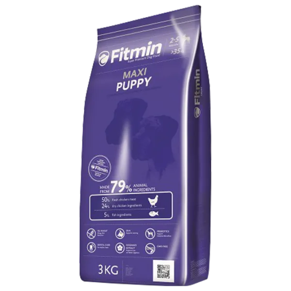 Корм для собак сухой Fitmin Maxi Щенок 3 кг/ Курица photo 1 Корм для собак сухой Fitmin Maxi Щенок 3 кг/ Курица photo 1
