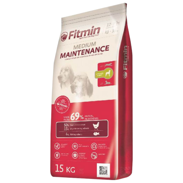 Hrană pentru câini uscată Fitmin Medium Întreținere 15 kg/ Găină photo 1 Hrană pentru câini uscată Fitmin Medium Întreținere 15 kg/ Găină photo 1