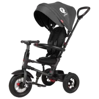 Triciclu Qplay Rito Rubber 20 kg/ Black
