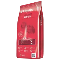 Корм для собак сухой Fitmin Medium щенок 3 кг/ Курица