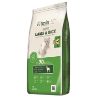 Hrană pentru câini uscată Fitmin Mini 3 kg/ Miel, orez