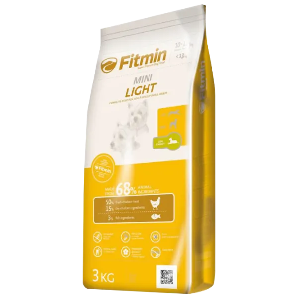 Корм для собак сухой Fitmin Mini малоподвижный 3 кг/ Курица photo 1 Корм для собак сухой Fitmin Mini малоподвижный 3 кг/ Курица photo 1