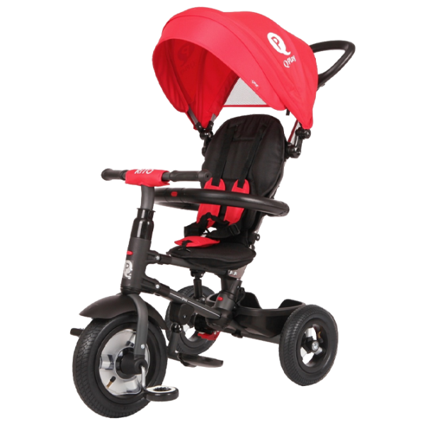 Triciclu Qplay Rito Rubber 20 kg/ Red photo 1 Triciclu Qplay Rito Rubber 20 kg/ Red photo 1
