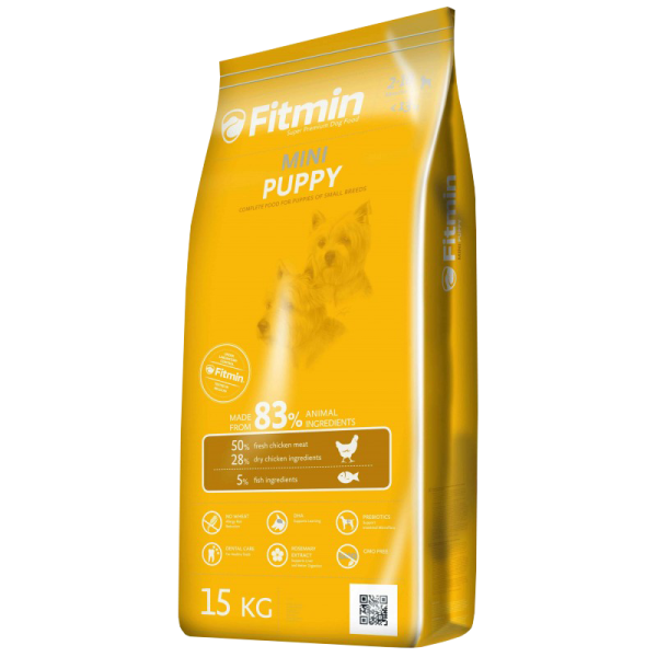 Корм для собак сухой Fitmin Mini щенок 15 кг/ Курица photo 1 Корм для собак сухой Fitmin Mini щенок 15 кг/ Курица photo 1