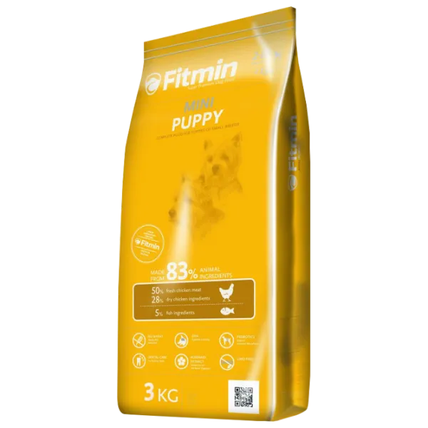 Корм для собак сухой Fitmin Mini щенок 3 кг/ Курица photo 1 Корм для собак сухой Fitmin Mini щенок 3 кг/ Курица photo 1