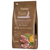 Корм для собак сухой Fitmin Purity GF Senior-Малоподвижный 12 кг/ Ягненок