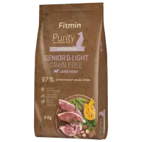 Корм для собак сухой Fitmin Purity GF Senior-Малоподвижный 2 кг/ Ягненок