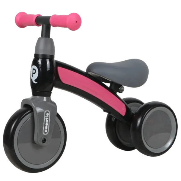 Bicicletă fără pedale Qplay Sweetie Metal/ Pink Black photo 1 Bicicletă fără pedale Qplay Sweetie Metal/ Pink Black photo 1