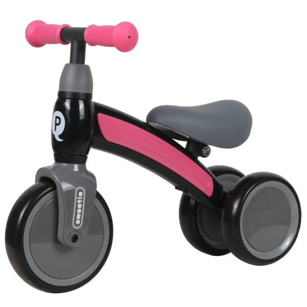 Bicicletă fără pedale Qplay Sweetie Metal/ Pink Black photo 1 Bicicletă fără pedale Qplay Sweetie Metal/ Pink Black photo 1