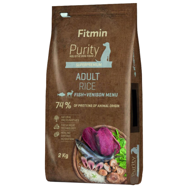 Корм для собак сухой Fitmin Purity Rise Adult 2 кг/ Оленина, рыба photo 1 Корм для собак сухой Fitmin Purity Rise Adult 2 кг/ Оленина, рыба photo 1