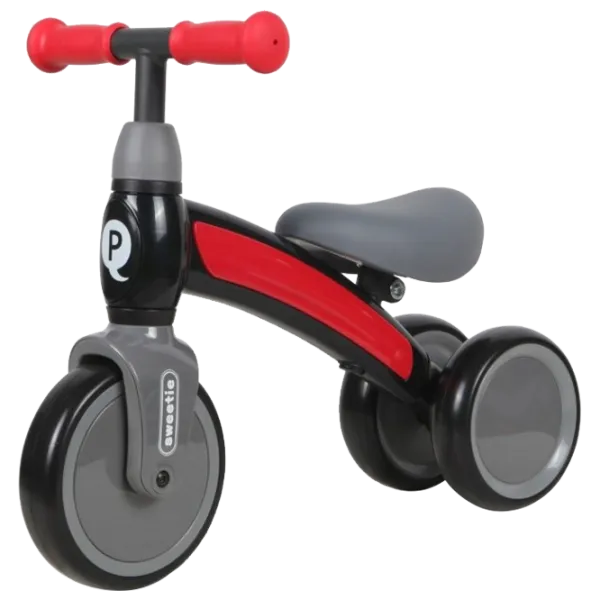 Bicicletă fără pedale Qplay Sweetie Metal/ Red Black photo 1 Bicicletă fără pedale Qplay Sweetie Metal/ Red Black photo 1