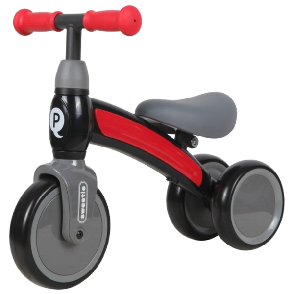 Bicicletă fără pedale Qplay Sweetie Metal/ Red Black photo 1 Bicicletă fără pedale Qplay Sweetie Metal/ Red Black photo 1