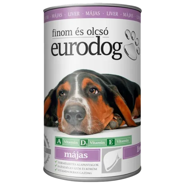 Корм для собак влажный Eurodog 2316 1.24 кг/ Печень photo 1
