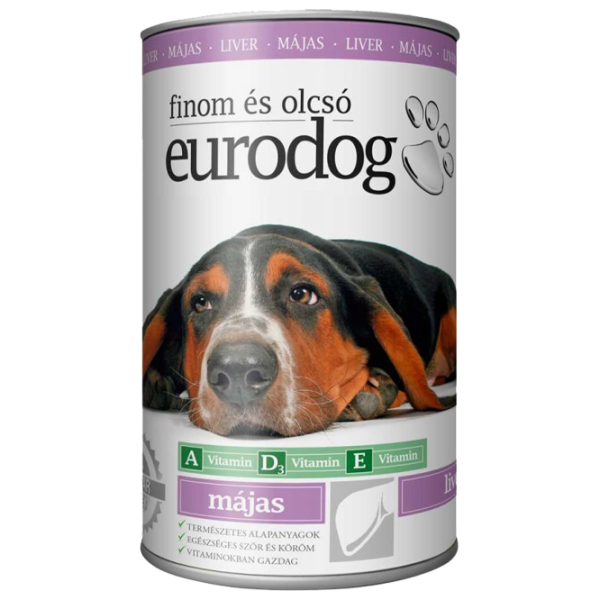 Корм для собак влажный Eurodog 2316 1.24 кг/ Печень photo 1