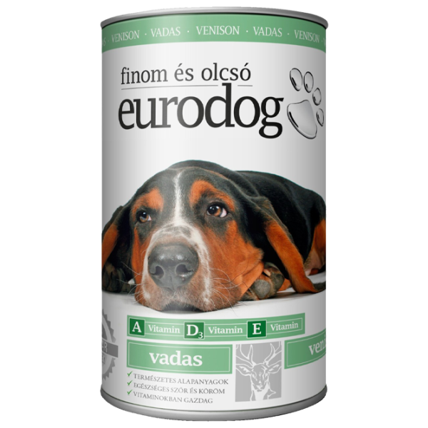 Hrană pentru câini umedă Eurodog 2315 1.24 kg/ Căprioară photo 1