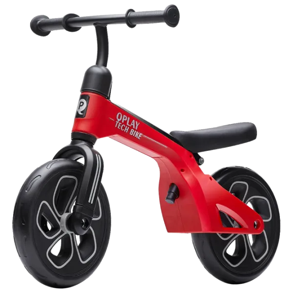 Bicicletă fără pedale Qplay Tech 10" Metal/ Red Black photo 1