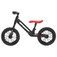 Bicicletă fără pedale Qplay Racer 10" Metal/ Black Red