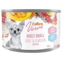 Корм для собак влажный Calibra Dog Verve GF can Adult для маленьких пород  0.2 кг / Говядина