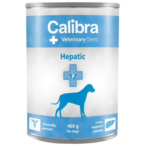 Hrană pentru câini umedă Calibra VD Dog can Hepatic 0.4 kg/ Găină photo 1