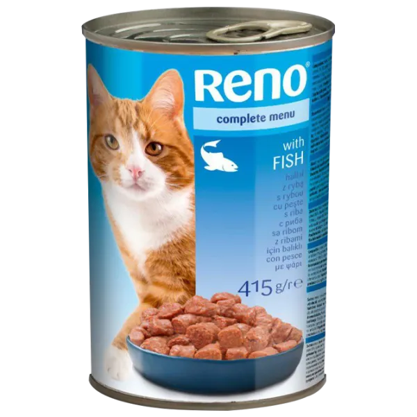 Корм для кошек влажный Reno 2328 0.415 кг/ Рыба photo 1