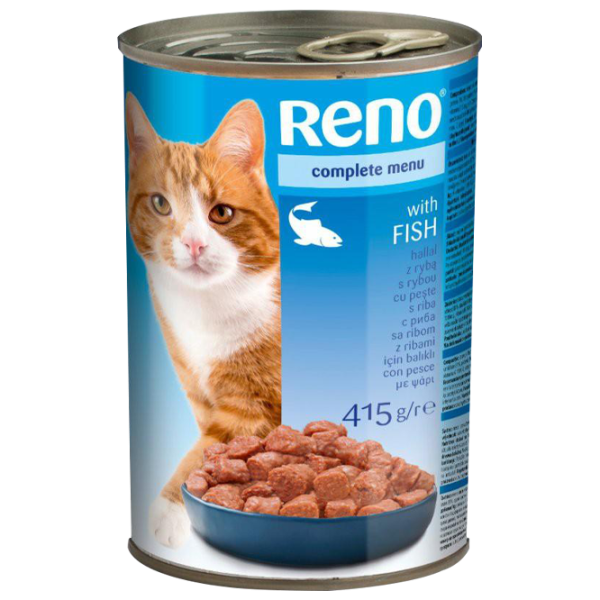Корм для кошек влажный Reno 2328 0.415 кг/ Рыба photo 1